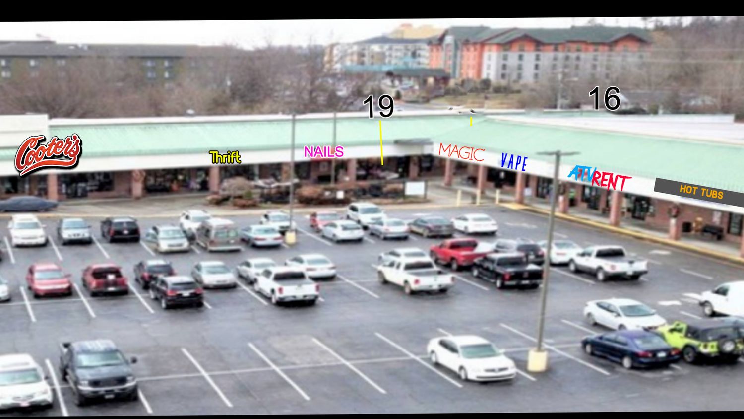 SHOPS AT PIGEON FORGE: 161 E Wears Valley Rd, Pigeon Forge, TN 37863